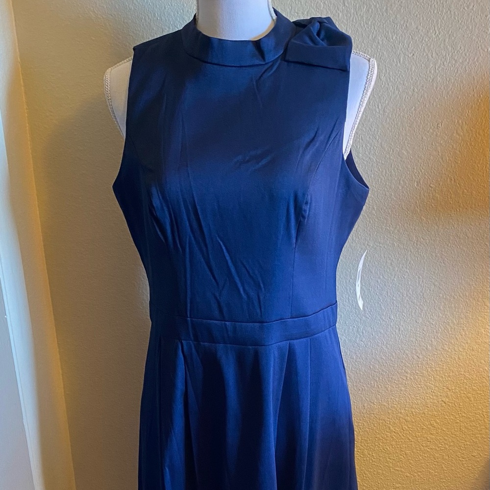 Julia Jordan Navy Blue Aline dress
